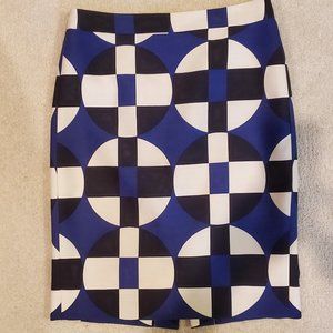 J. Crew Geometric Pencil Skirt - Size 6